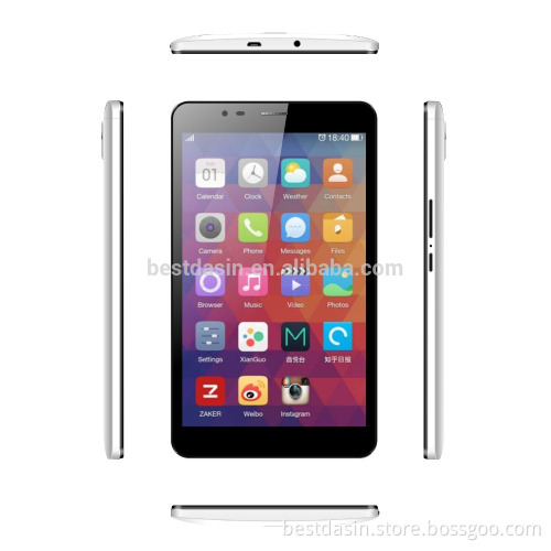 China original manufacture 7 inch 4g phone call tablet pc with 2.0MP+8.0MP Camera